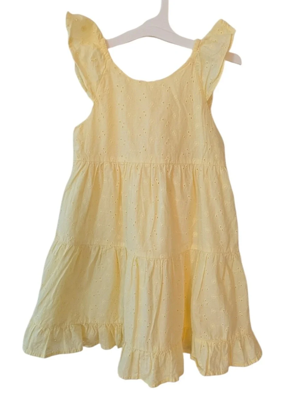 Oshkosh B'gosh Girls Yellow Dress Cotton Size 4T